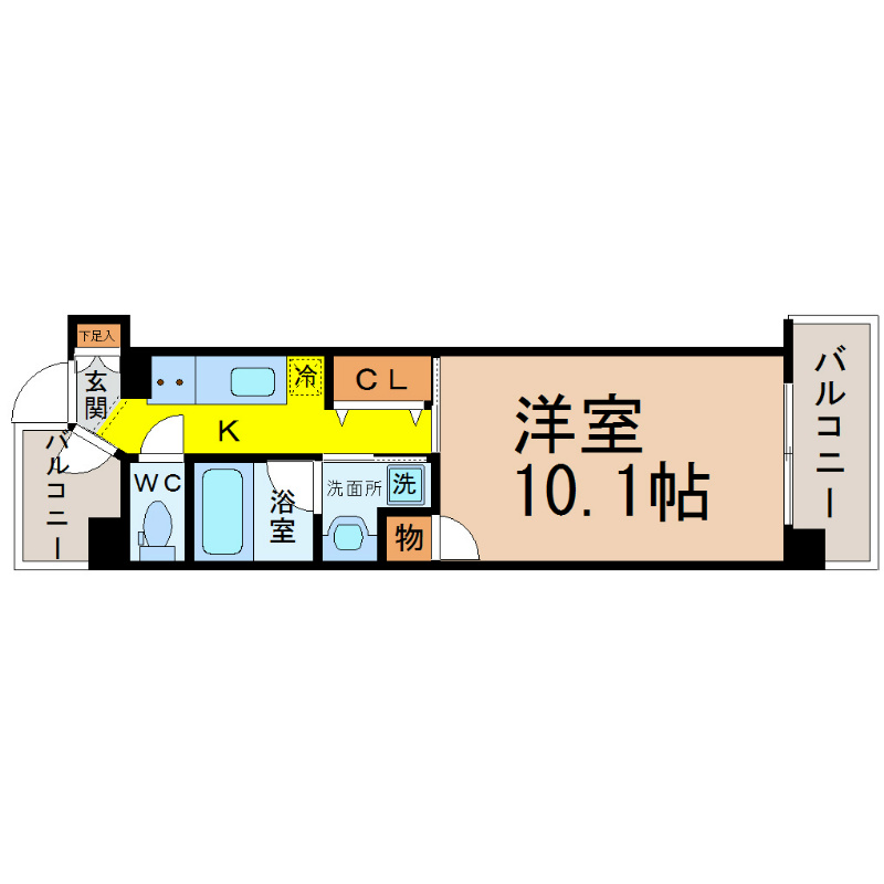 ＣＨＩＫＵＳＡ　ＲＩＳＥ（千種ライズ） 間取り