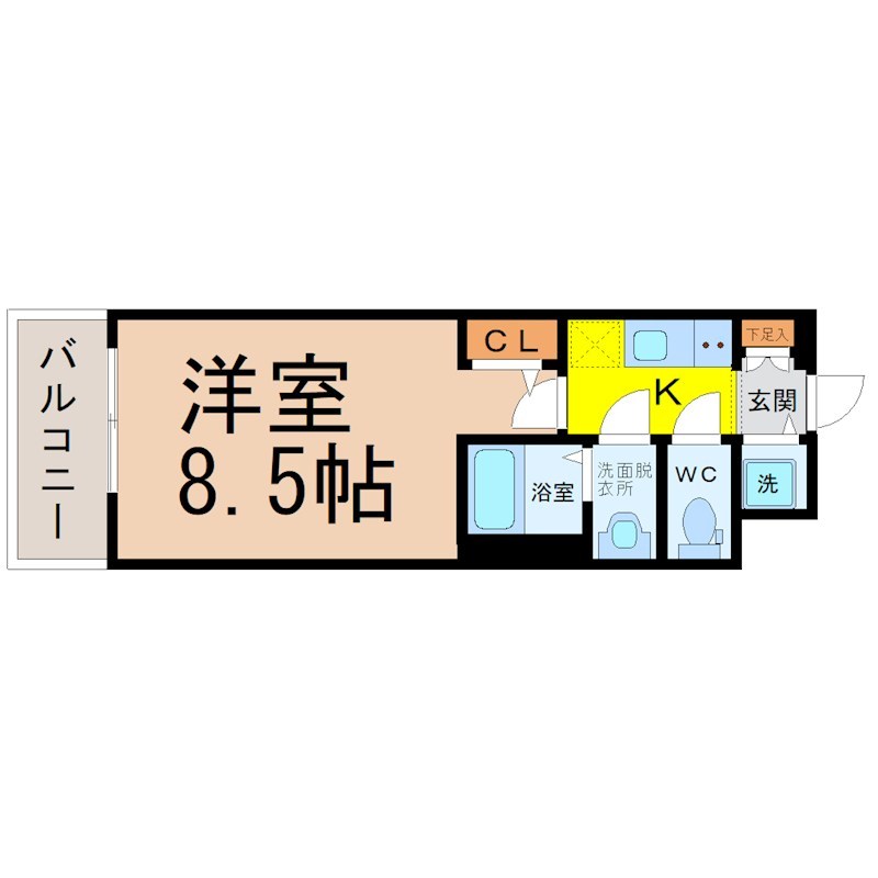 Ｓ－ＲＥＳＩＤＥＮＣＥ志賀本通 間取り