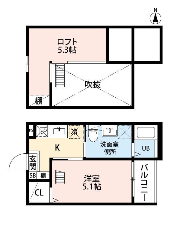 ヴィレッタ大正町 間取り