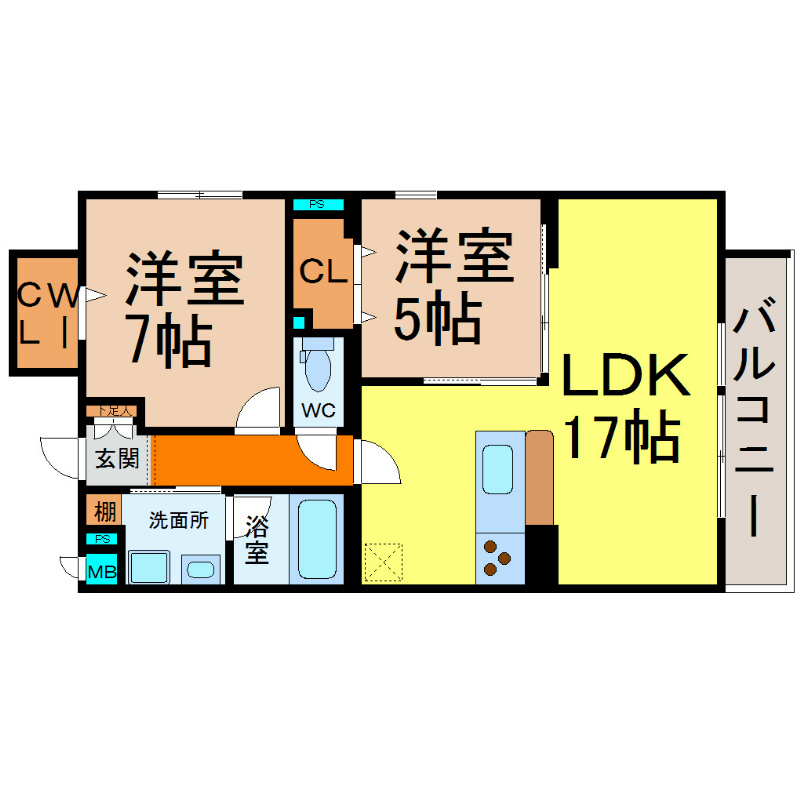 ＥｉｎｓＢｅｒｇ（アインスベルグ） 間取り