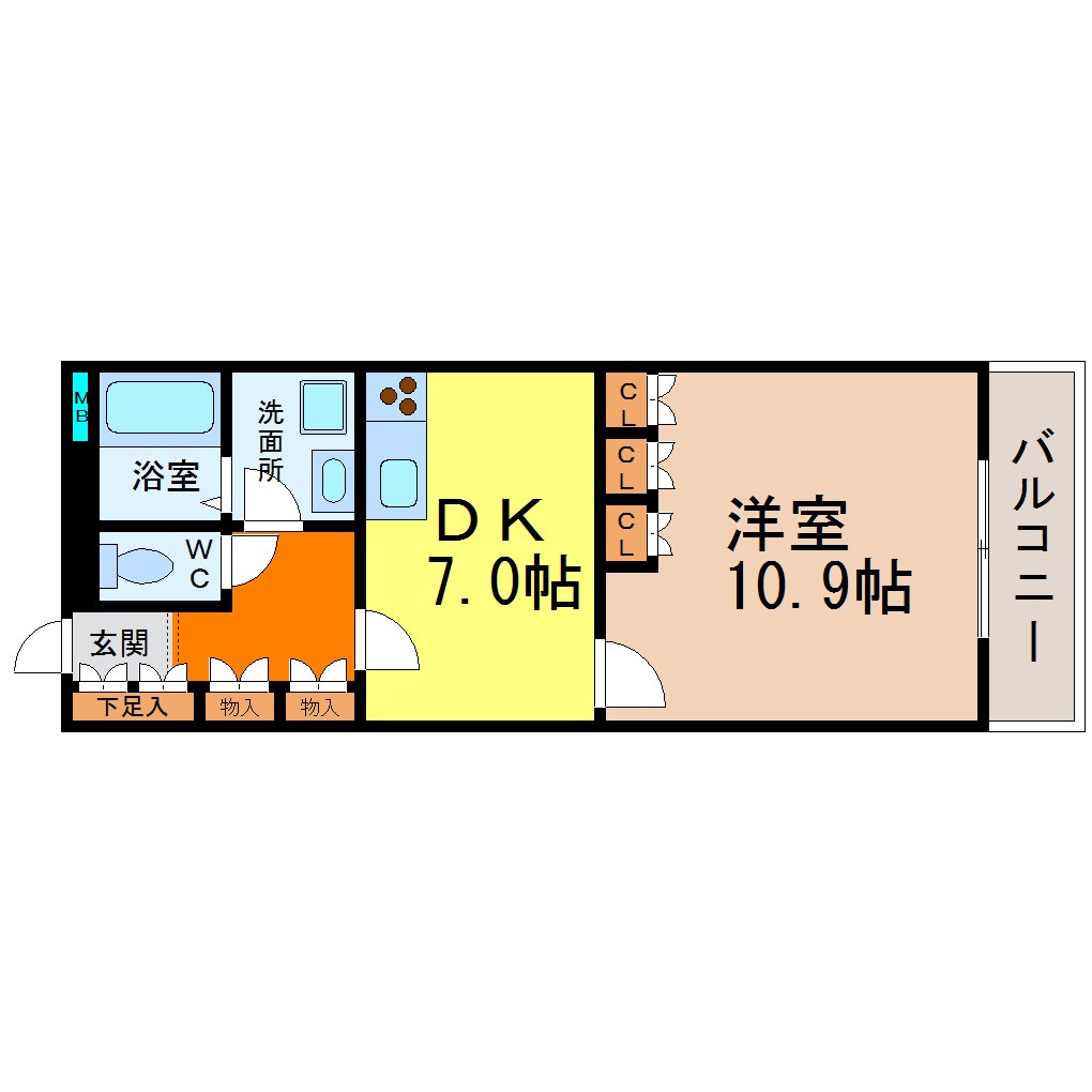 セイント橘 間取り