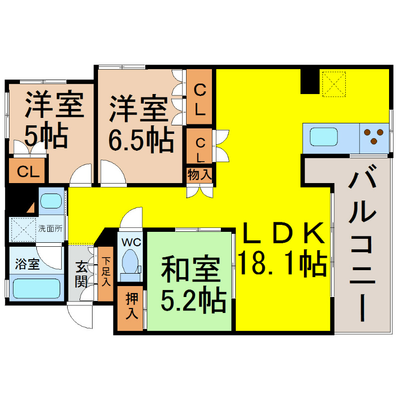 リエトコート丸の内 間取り