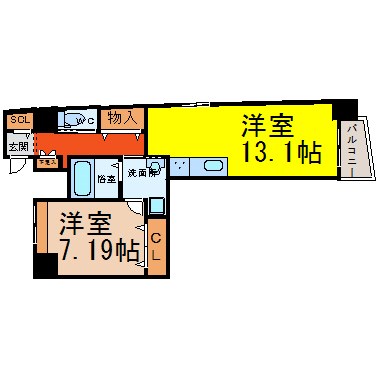 Ｎａｐａｒｔｍｅｎｔ（Ｎアパートメント） 間取り