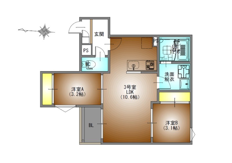 REGALEST WOOD TERRACE JOSHIN 間取り