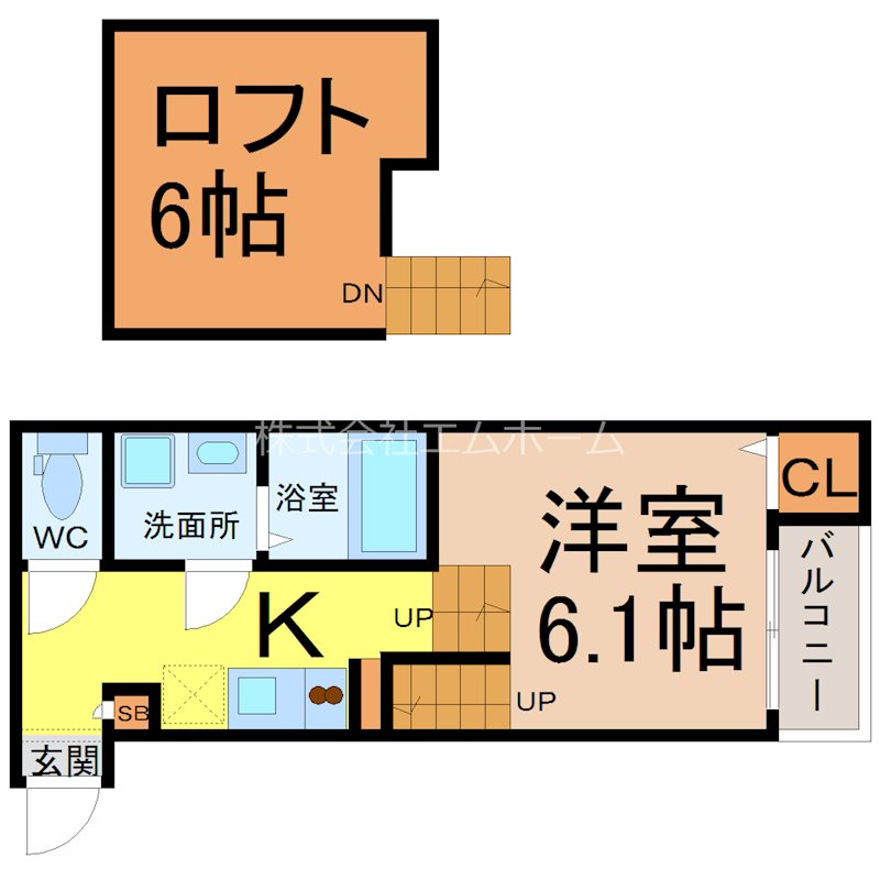 Ｃｏｕｎｔｒｙ ｖｉｌｌａ（カントリーヴィラ） 間取り