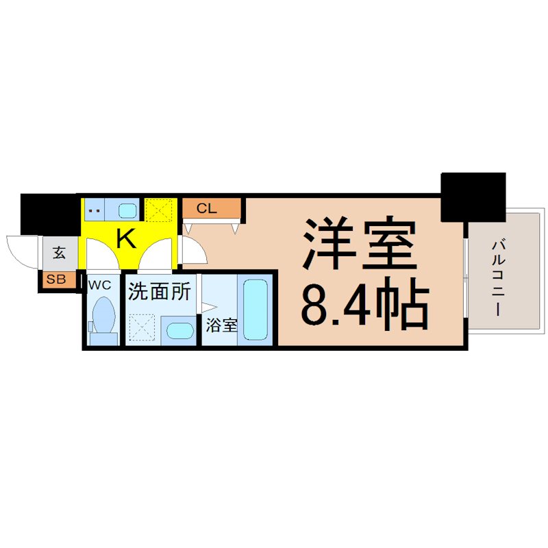 S-RESIDENCE山王 間取り