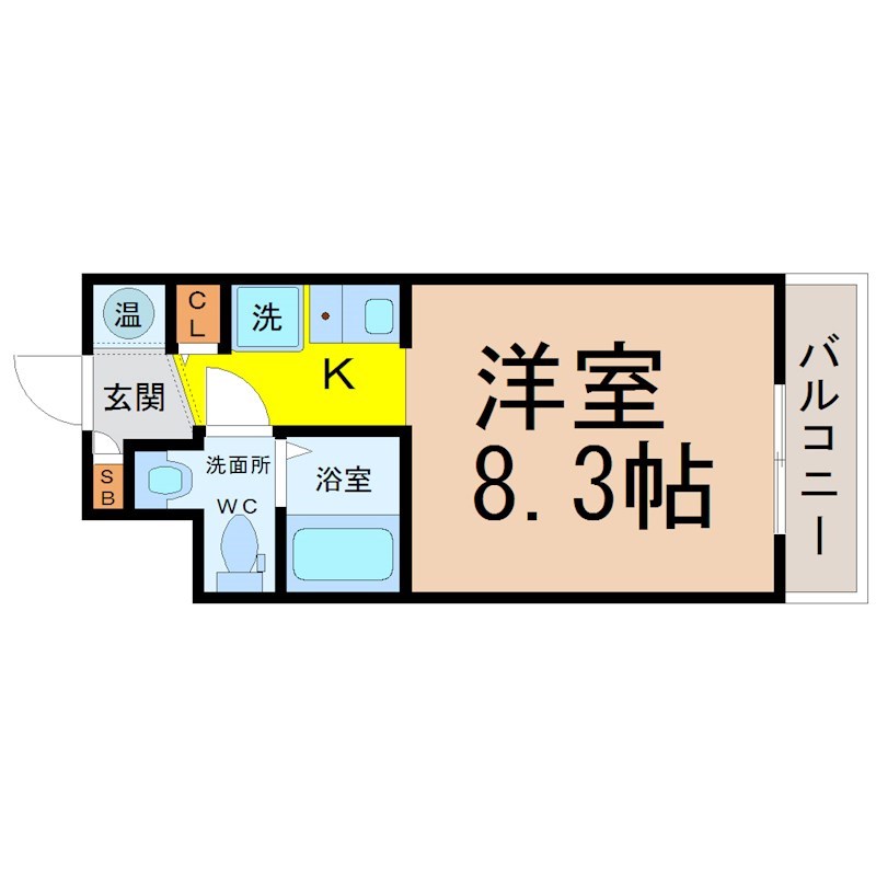 アーバンフラッツ新栄 間取り