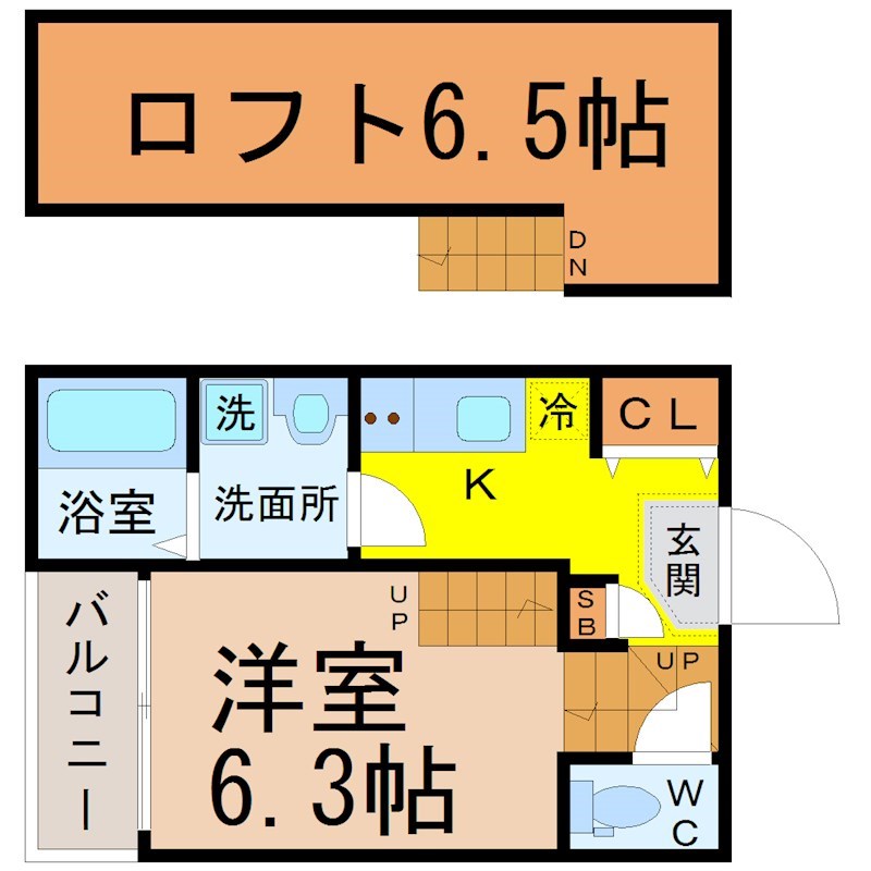 ディオステージ新栄 間取り