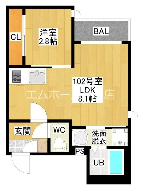 Grandtic Smart 山王 間取り