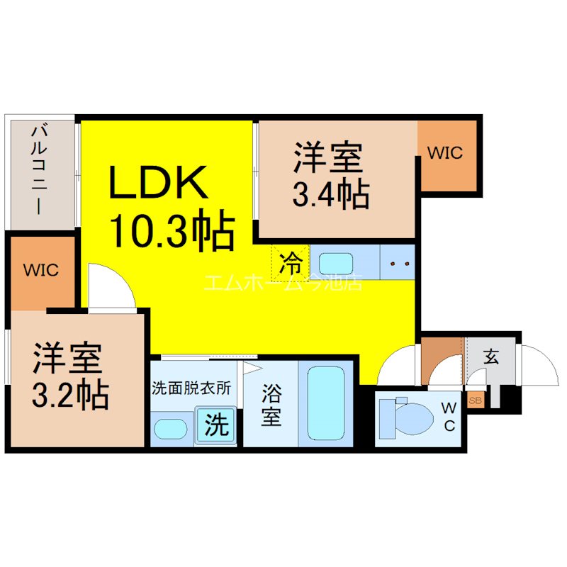 REGALEST DUO 間取り