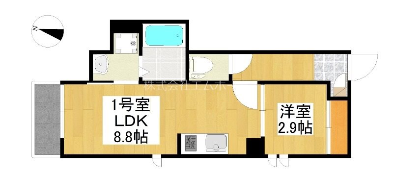 GRANDTIC LUKE瓢箪山 間取り