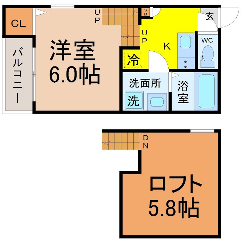Arbre志賀本通（アルブル） 間取り