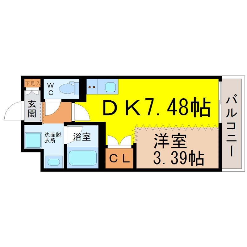 ＡＸＩＡ八熊 間取り