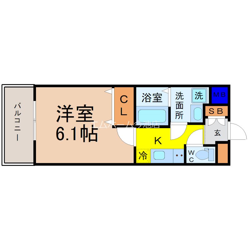 エステムコート名古屋黒川シャルマン 間取り