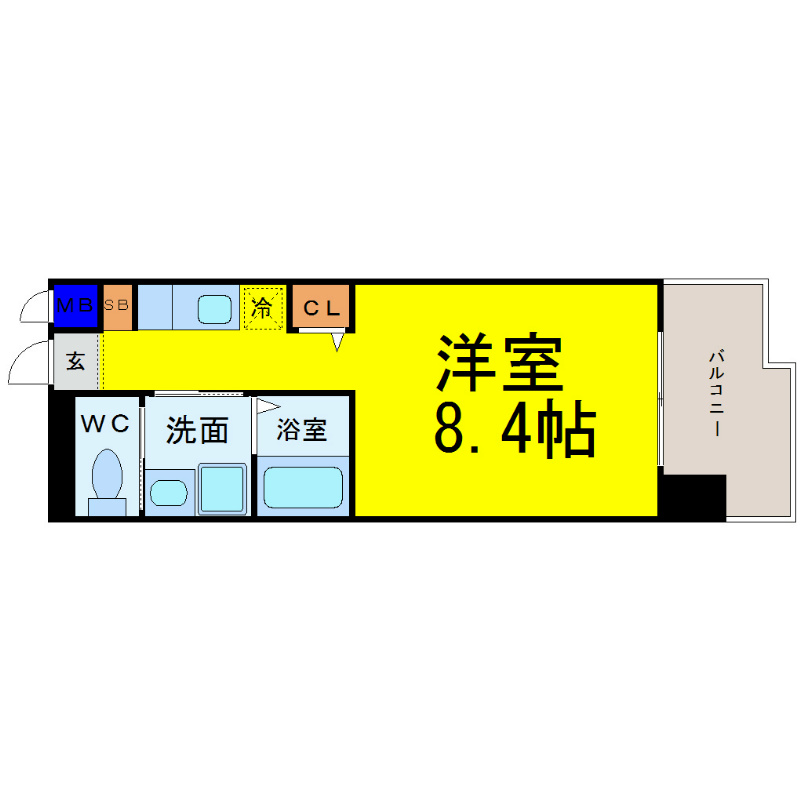 ピーステン名駅南 間取り
