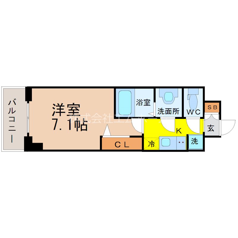 プレサンス桜通ベルノ 間取り