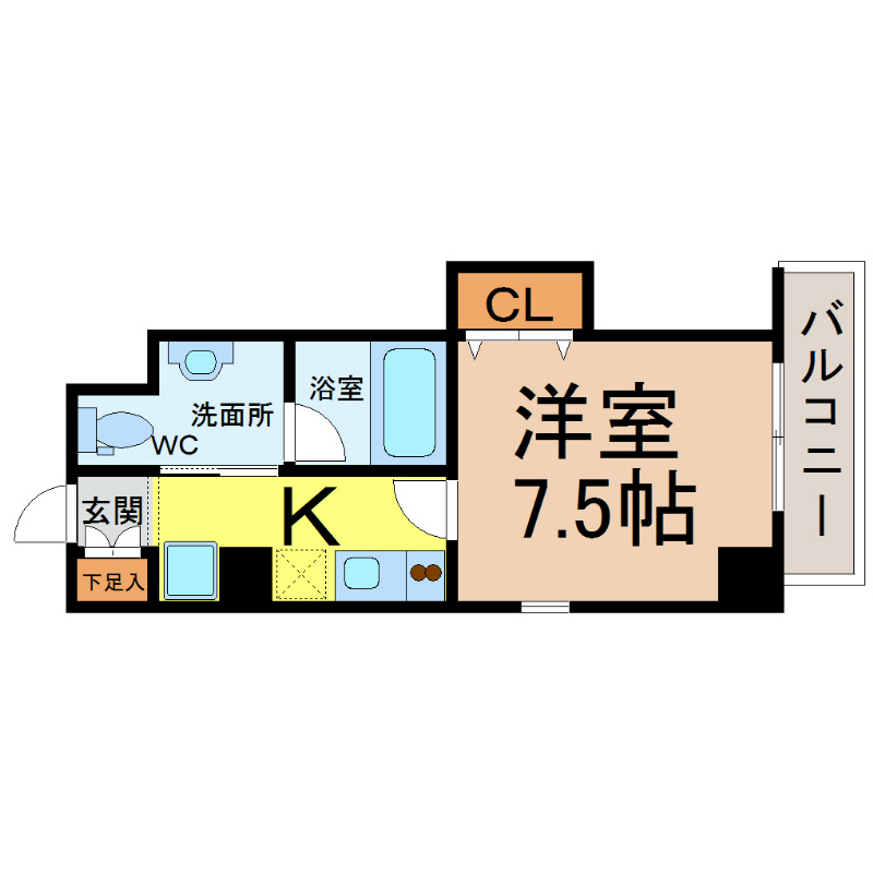 ｎｅｘｔａｇｅＩ（ネクステージワン） 間取り
