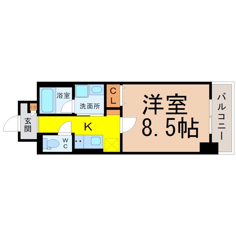 Ｔｈｅ　Ｆｉｒｓｔ　Ｏｎｅ金山 間取り