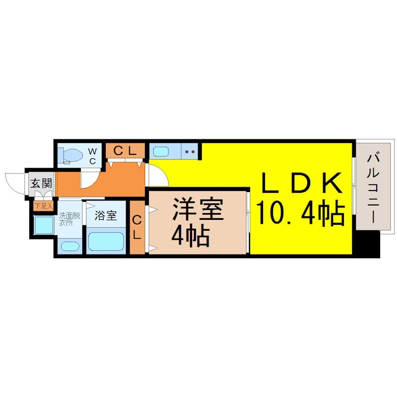 ＡｒｔｉｚＡ上前津II（アルティザ上前津II） 間取り