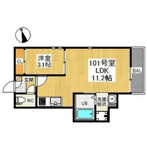 ＧＲＡＮＤＴＩＣ神宮南 間取り