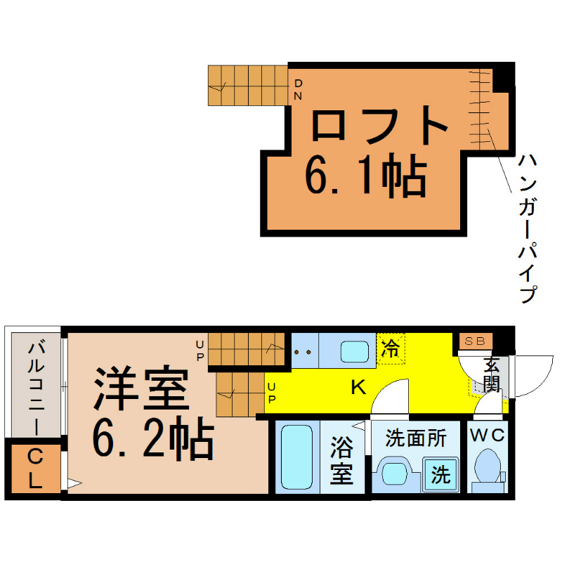 ＬＵＮＡ　ＦＯＲＺＡ新守山（ルナフォルツァ新守山） 間取り