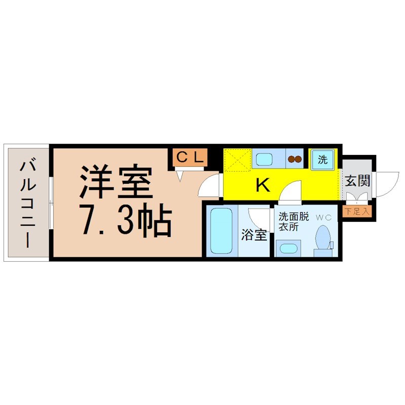 Ｌａ　Ｄｏｕｃｅｕｒ山王 間取り