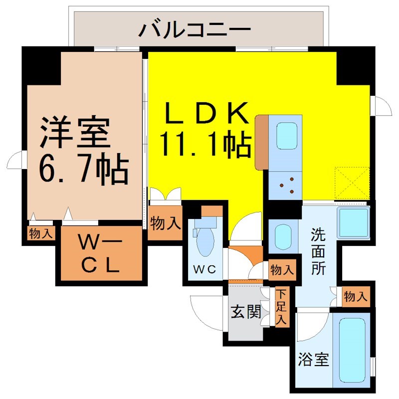 フローラル泉II 間取り