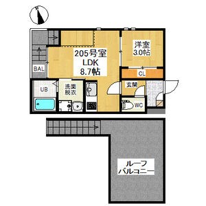 ＧＲＡＮＤＴＩＣ神宮南 間取り