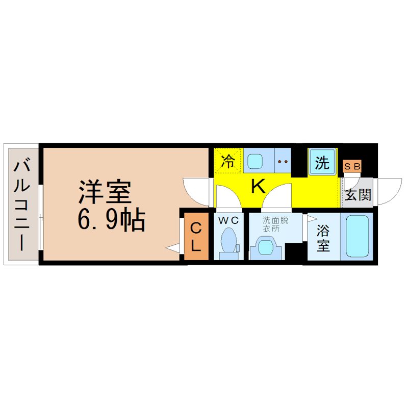 リブリ・川原通 間取り