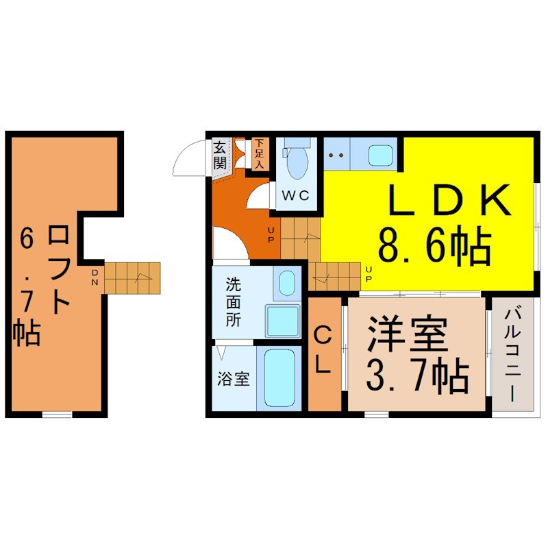 Ｋ－ＦＯＲＥＳＴ 間取り
