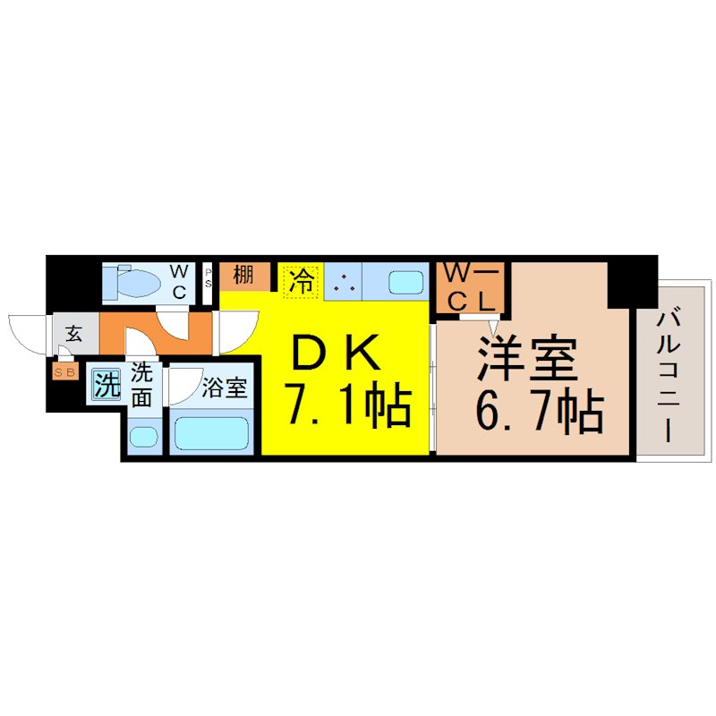 モンテーニュ名駅 間取り