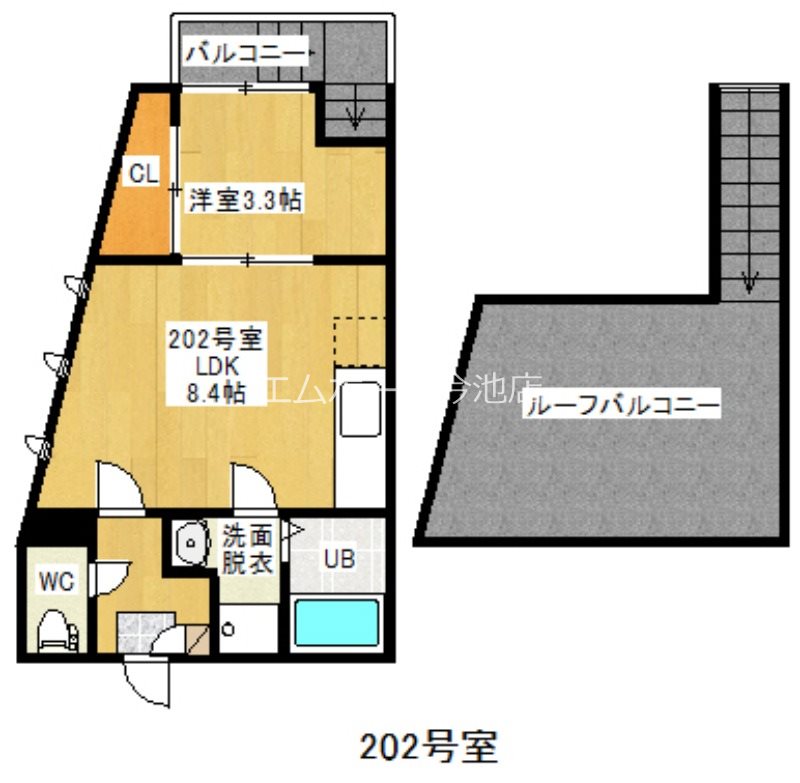 Grandtic栄生 間取り