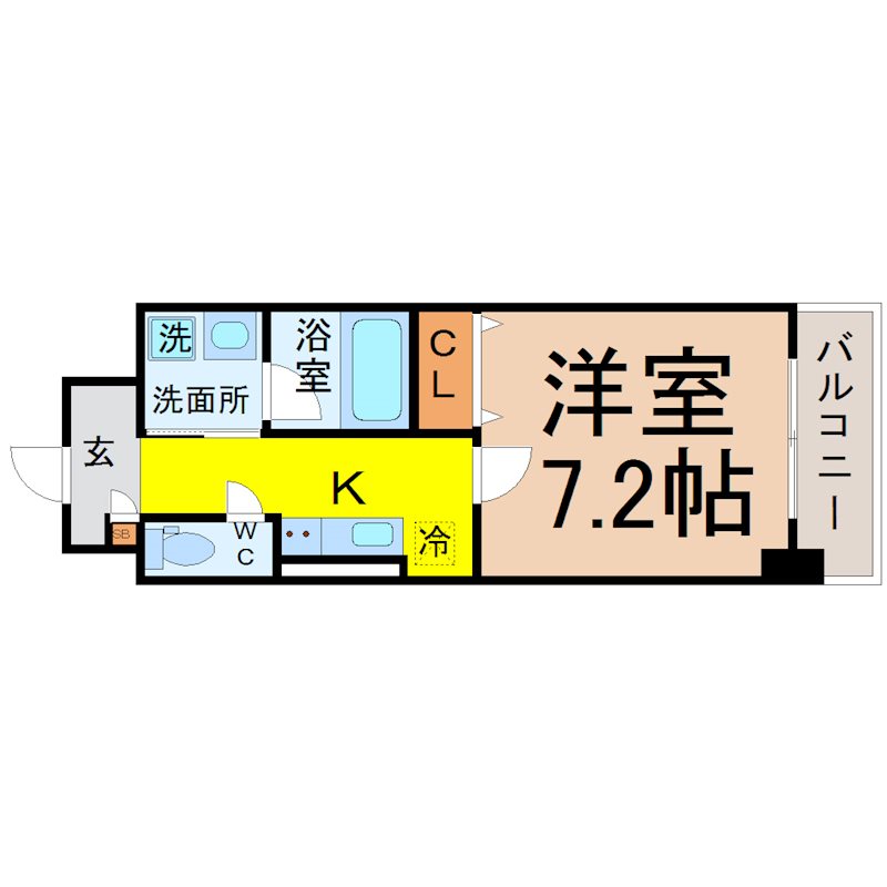 ボーデュキャナル幅下 間取り