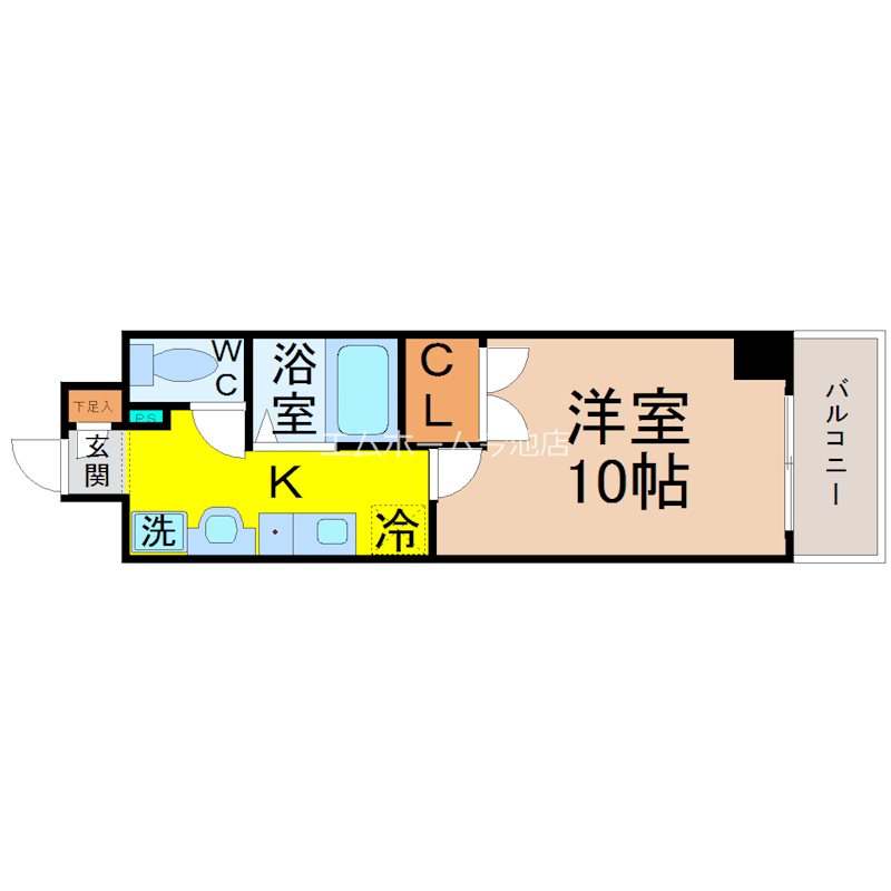 ルミナス新栄 間取り