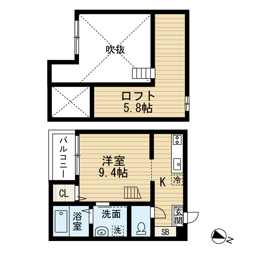 クローバー 間取り