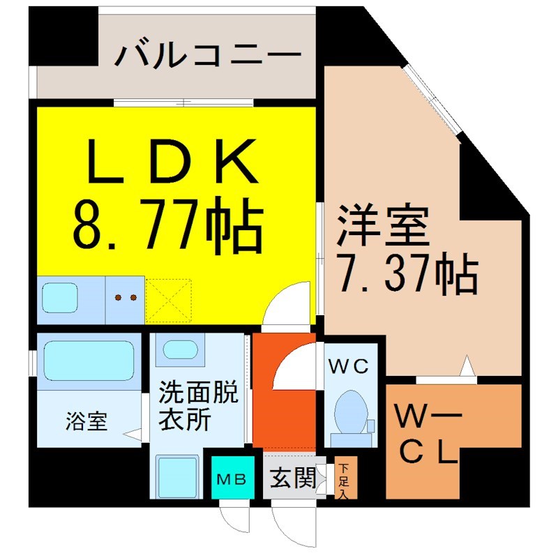 ＹＯＳＨＩＮＯ　ＳＱＵＡＲＥ（ヨシノスクエア） 間取り