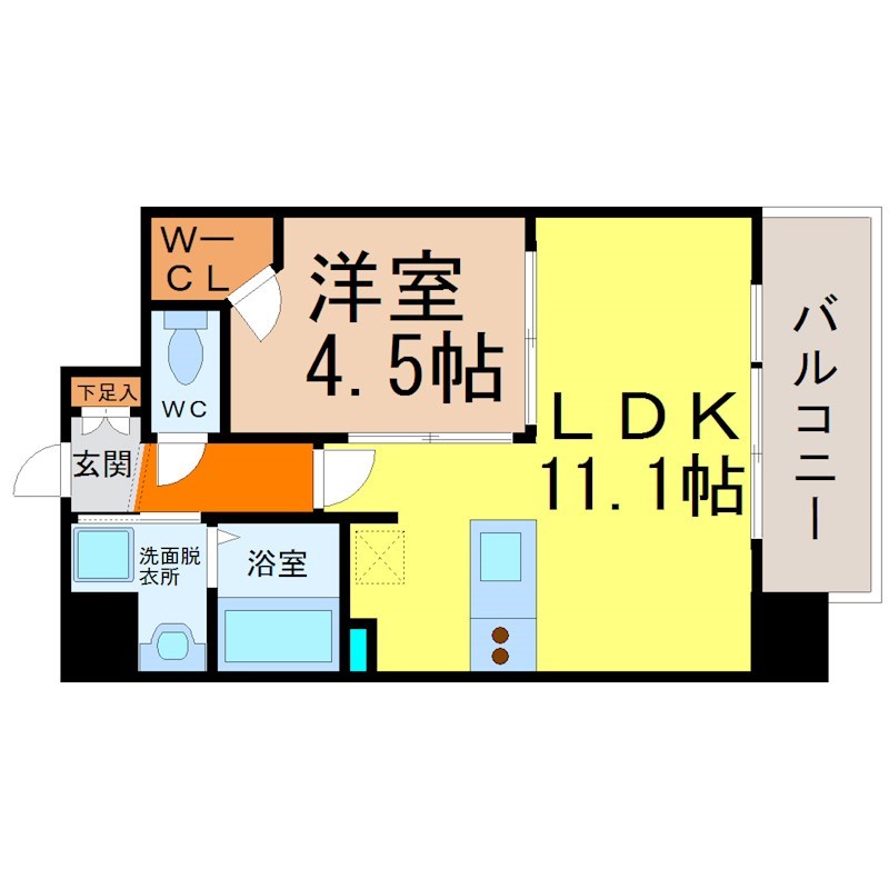 プレサンス丸の内レジデンスII 間取り