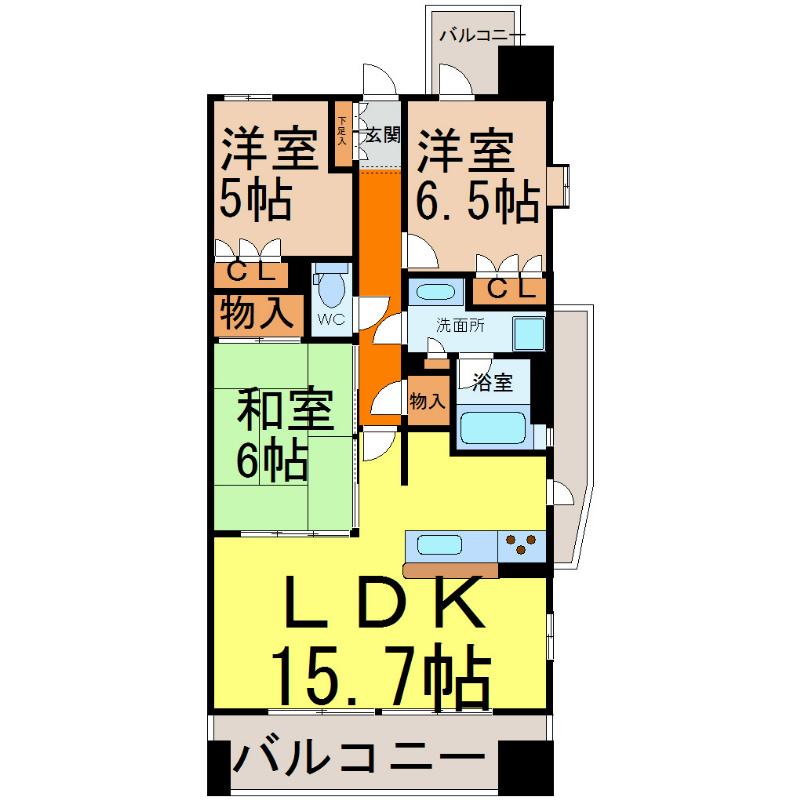 ＣＡＳＳＩＡ旭丘 間取り