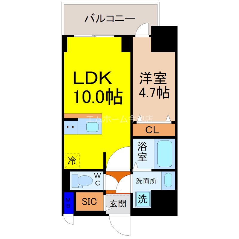 プレサンス広小路通今池 間取り