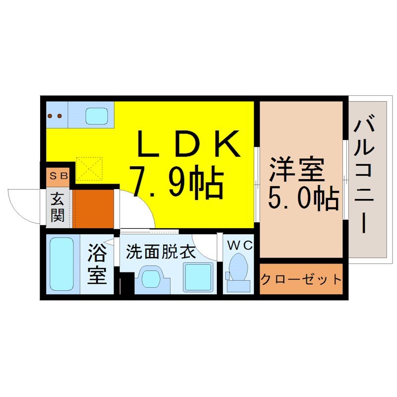 ウエストンヴィラ塩池 間取り