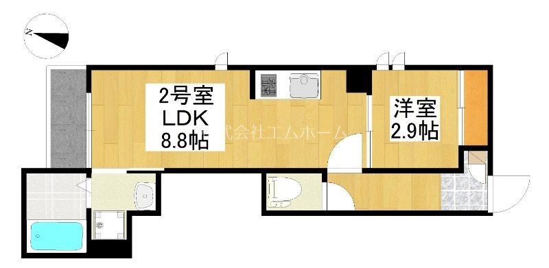 GRANDTIC LUKE瓢箪山 間取り