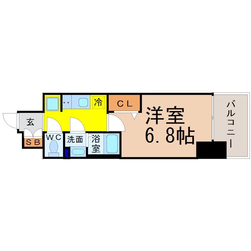プレサンス名古屋駅ゲート 間取り