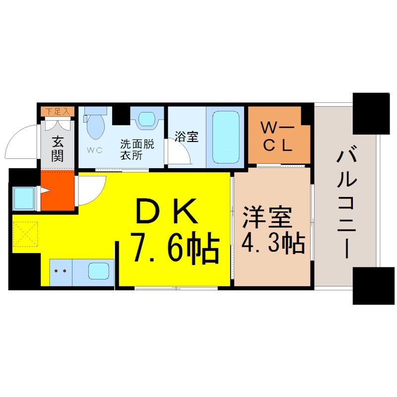 ＫＤＸ千早レジデンス 間取り