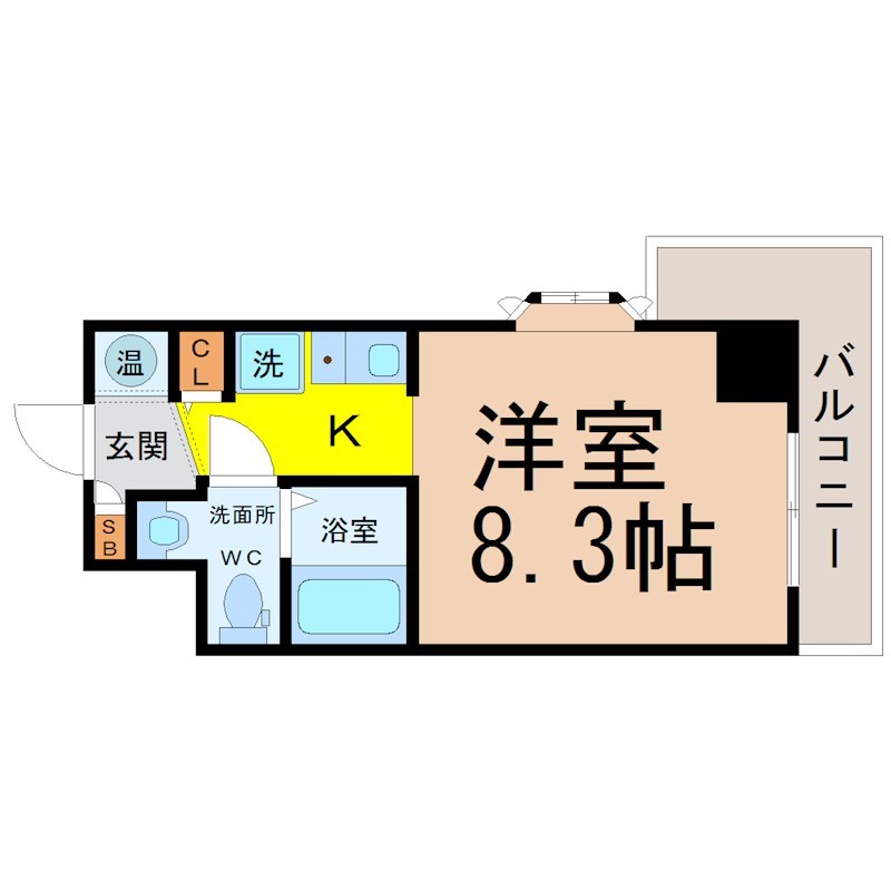 アーバンフラッツ新栄 間取り