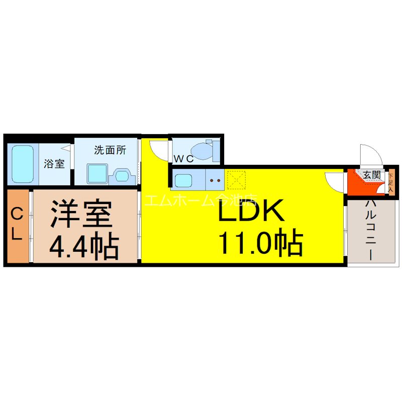 ハーモニーテラス上飯田北町 間取り