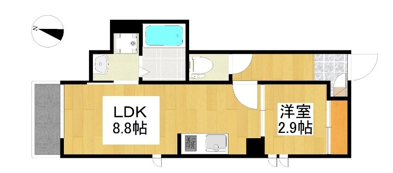 ＧＲＡＮＤＴＩＣ　ＬＵＫＥ瓢箪山 間取り