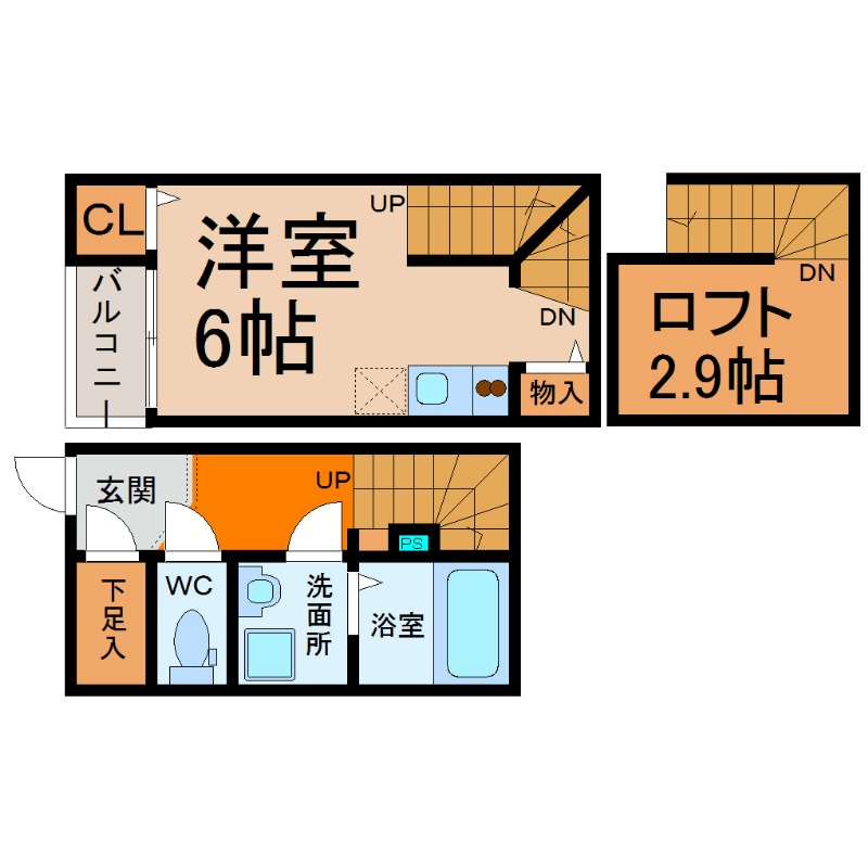 ルークス名古屋 間取り
