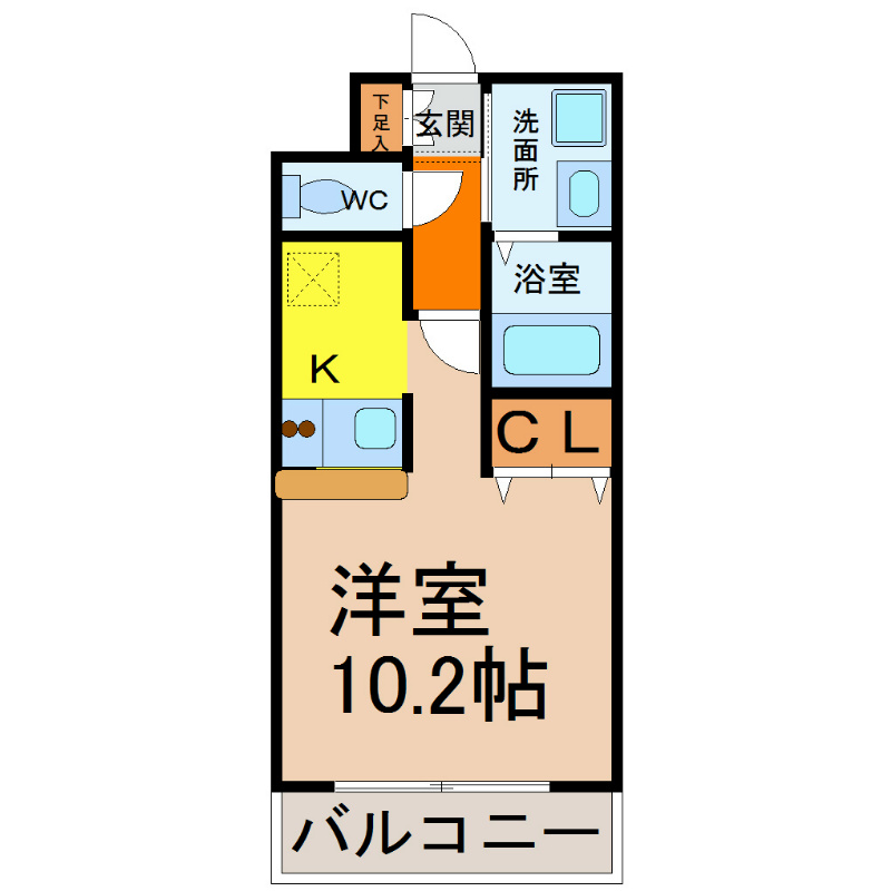 プレサンス名古屋駅前ヴェルロード 間取り