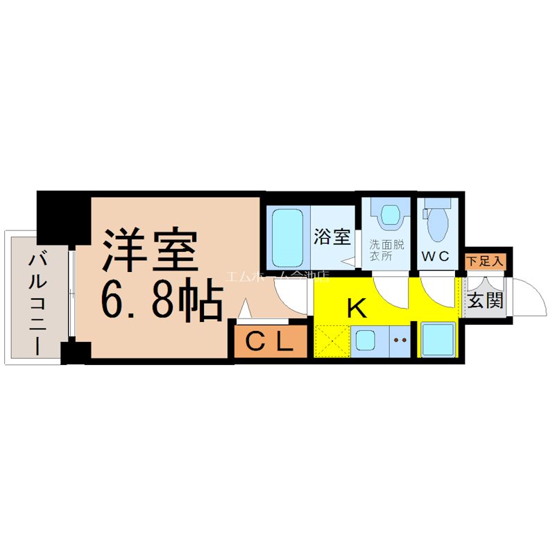 プレサンス大曽根駅前ファースト 間取り