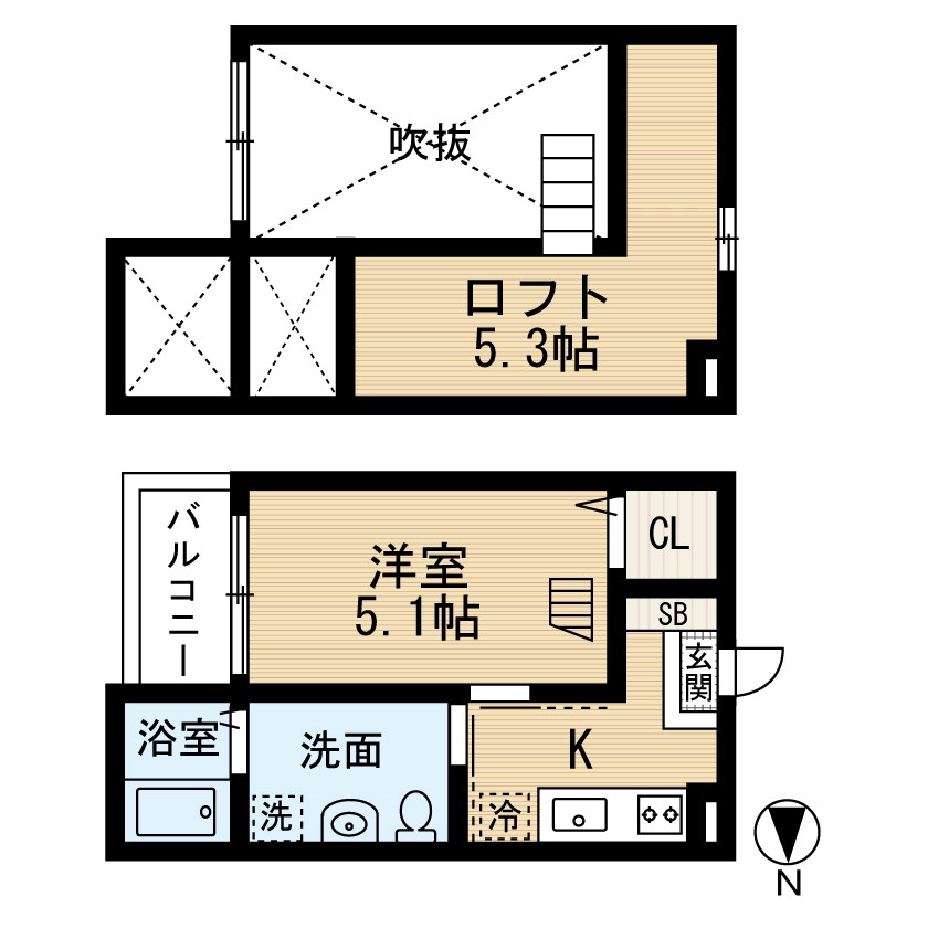 ヴィレッタ大正町 間取り